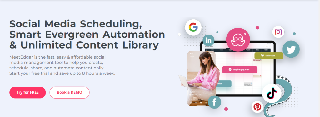 MeetEdgar Social media management tools